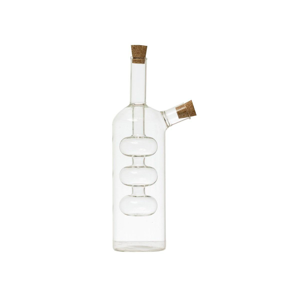 8 1/4H Glass Oil & Vinegar - Disponible en Corinne Regalos