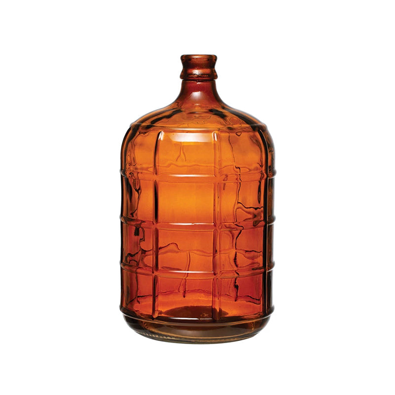 "16""H Glass Bottle, Amber Color" - CREATIVE COOP - Compralo en CorinneRegalos.com