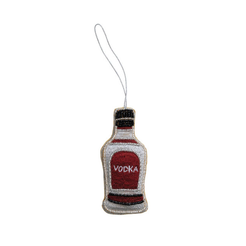 "4-1/2""H Fabric Vodka Bottle" - CREATIVE COOP - Compralo en CorinneRegalos.com