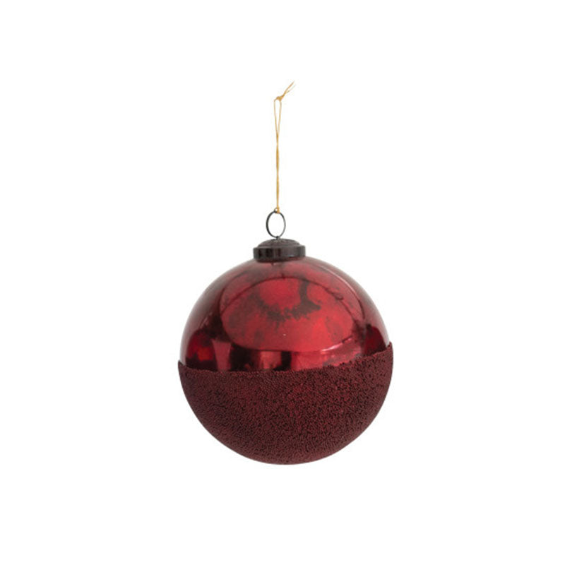 5 RND GLASS BALL ORNAMENT, - CREATIVE COOP - Compralo en CorinneRegalos.com