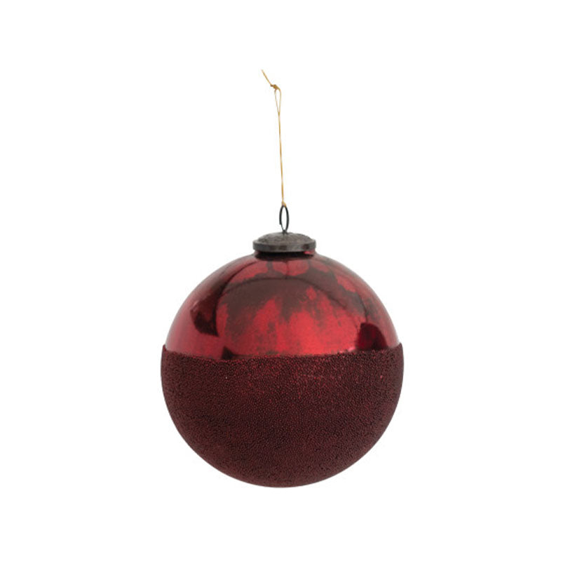 6 RND GLASS BALL ORNAMENT, - CREATIVE COOP - Compralo en CorinneRegalos.com