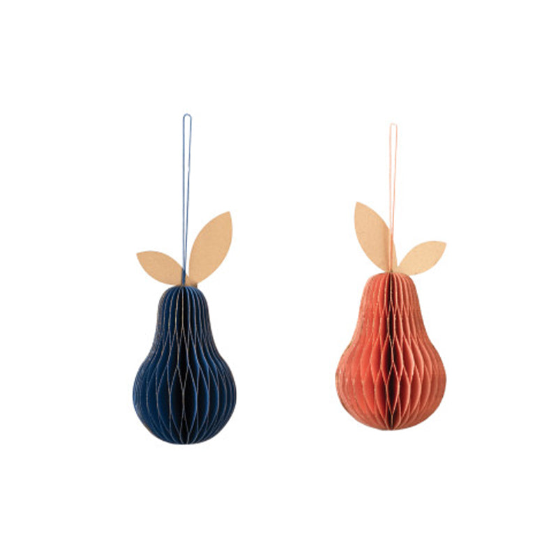 "5""H Paper  Ornament, 2 Colors" - CREATIVE COOP - Compralo en CorinneRegalos.com