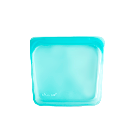 REUSABLE SILICONE BAG FOR SANDWICH AQUA - Disponible en Corinne Regalos