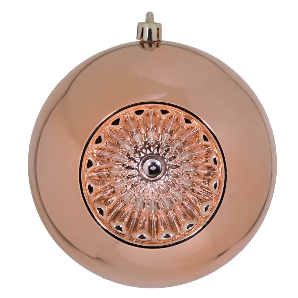 4.75 INCH ROSE GOLD SHY STAR BRITE BALL - Disponible en Corinne Regalos