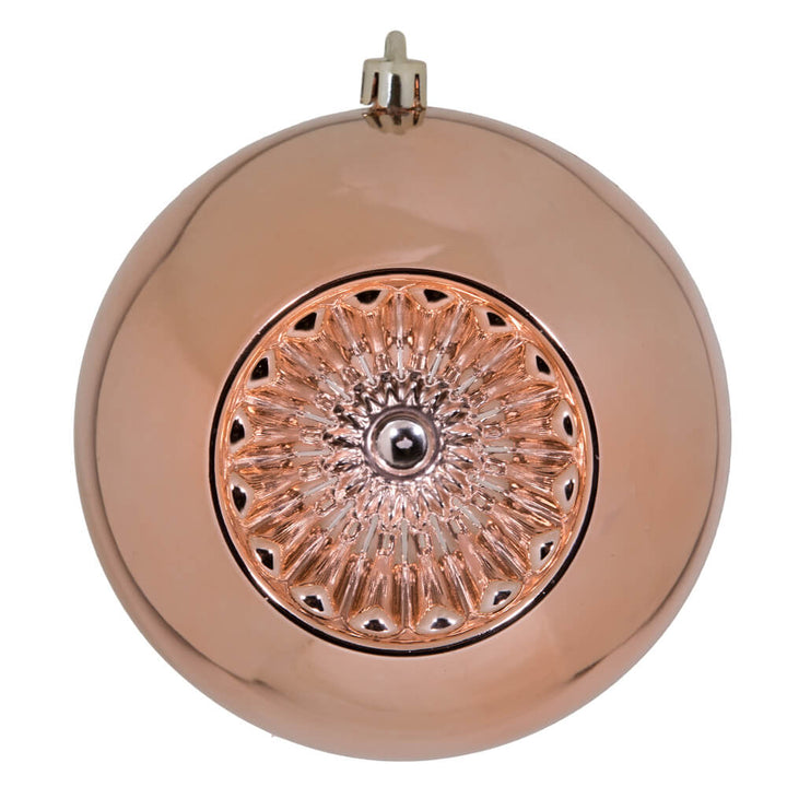 4.75 INCH ROSE GOLD SHY STAR BRITE BALL - Disponible en Corinne Regalos