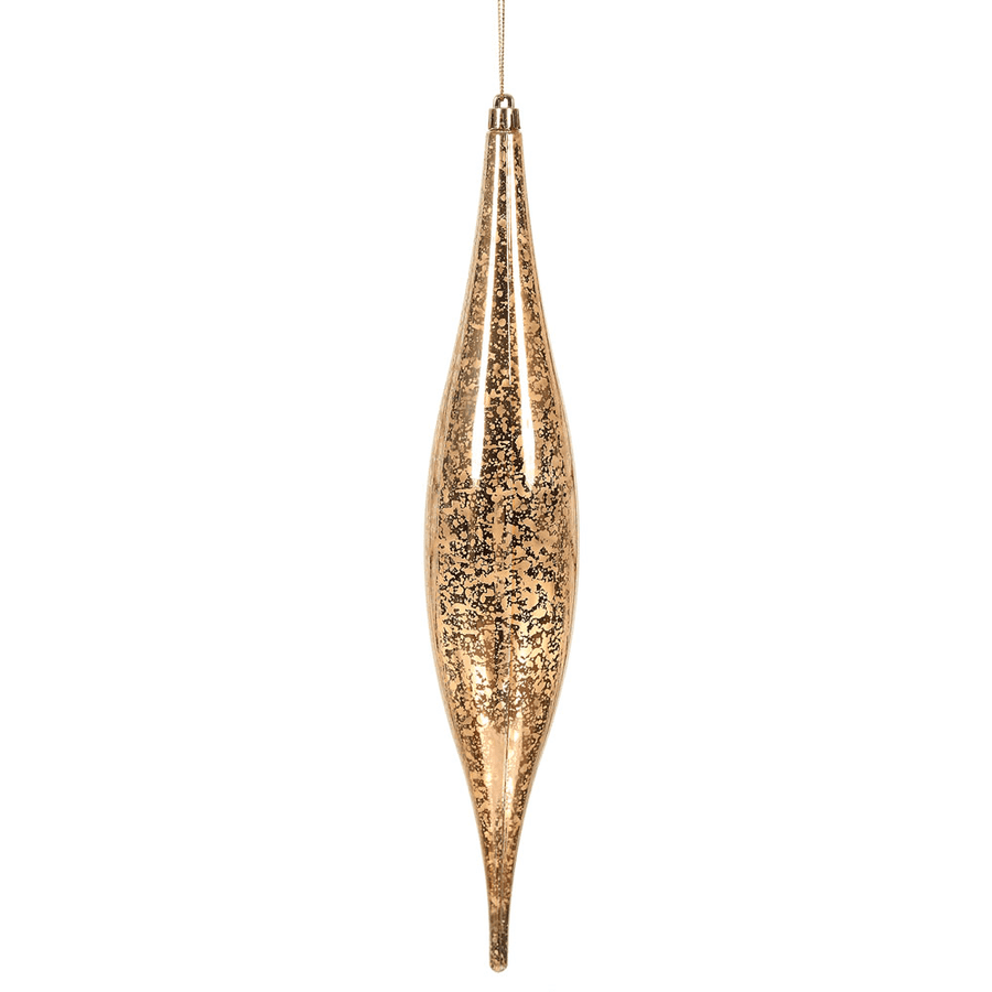 13 INCH ROSE GOLD MERCURY RAIN DROP - Disponible en Corinne Regalos