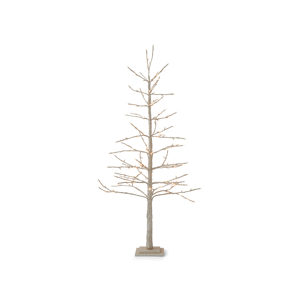 [2/4] | 5 Foot Gold Glitter LED Christmas Tree w/Electri - Disponible en Corinne Regalos