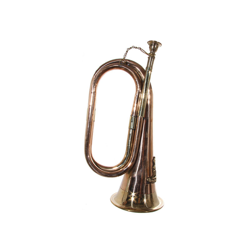 Bugle ornament brass-copper 28cm - Disponible en Corinne Regalos