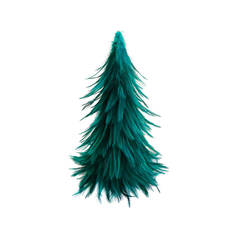 Feather tree green 32cm - Disponible en Corinne Regalos