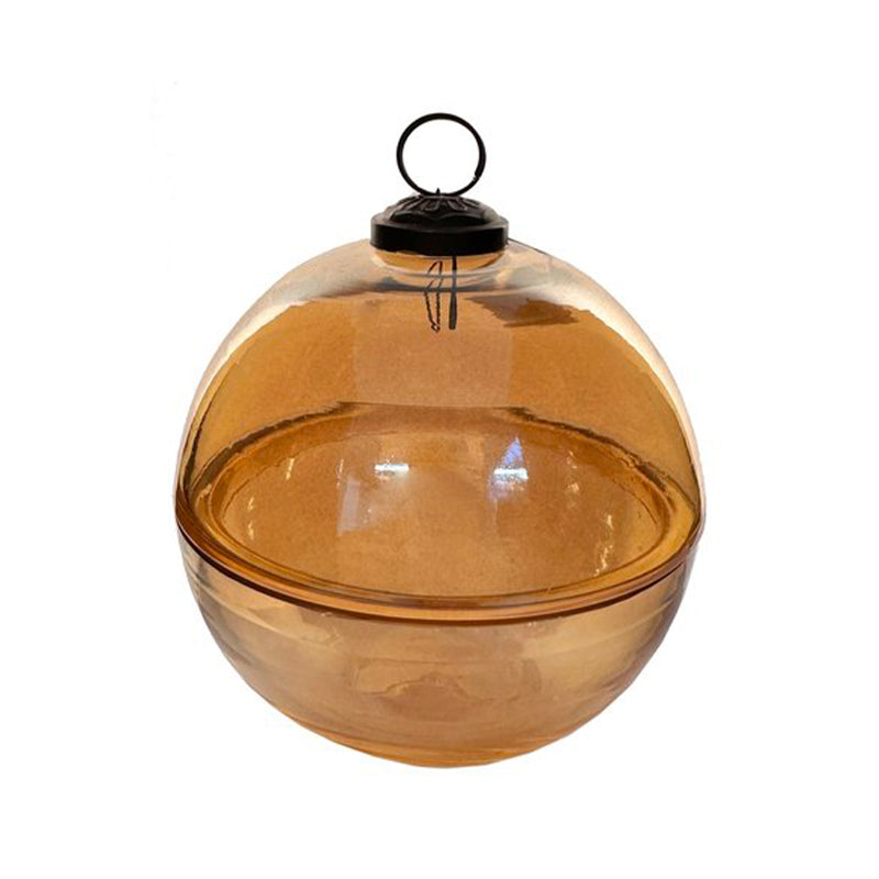 Glass ball jar gold lustered d10cm - SHISHI - Compralo en CorinneRegalos.com