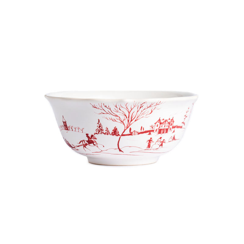 CEREAL ICE CREAM BOWL CE RUBY 6.5INCHW WINTER FROLIC - JULISKA - Compralo en CorinneRegalos.com