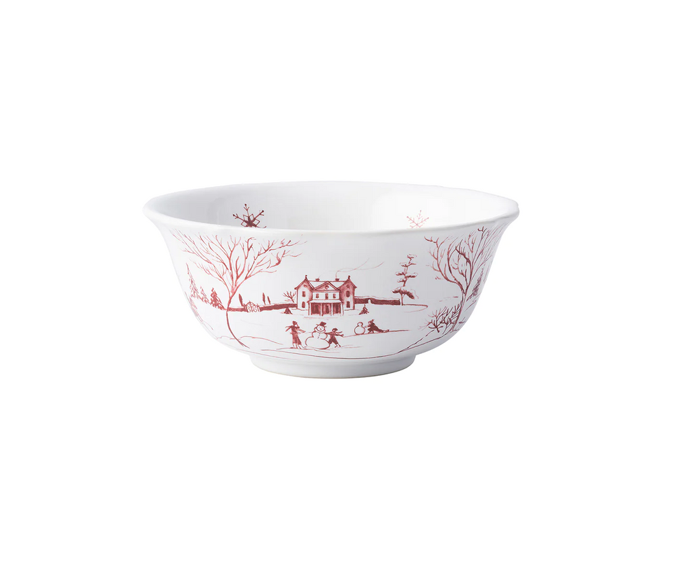 CEREAL ICE CREAM BOWL CE RUBY 6.5INCHW WINTER FROLIC - JULISKA - Compralo en CorinneRegalos.com