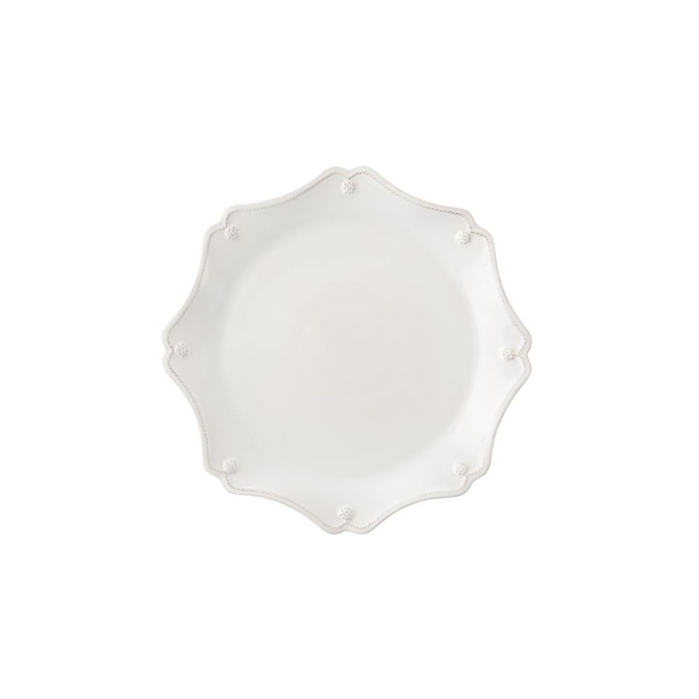 SCALLOP CHARGER SERVER PLATE B&T WHITE 13.5 W