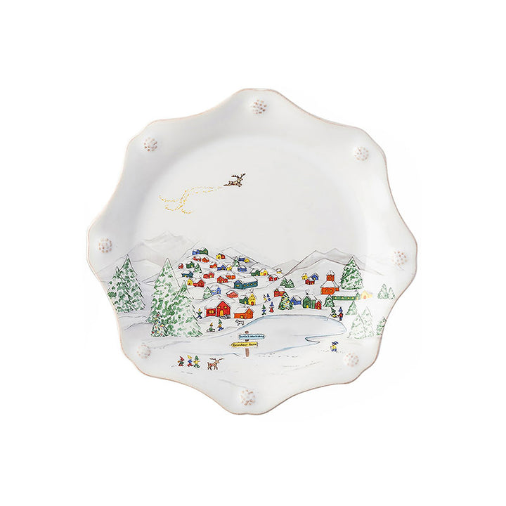 Berry & Thread North Pole Dessert/Salad Plate - Disponible en Corinne Regalos