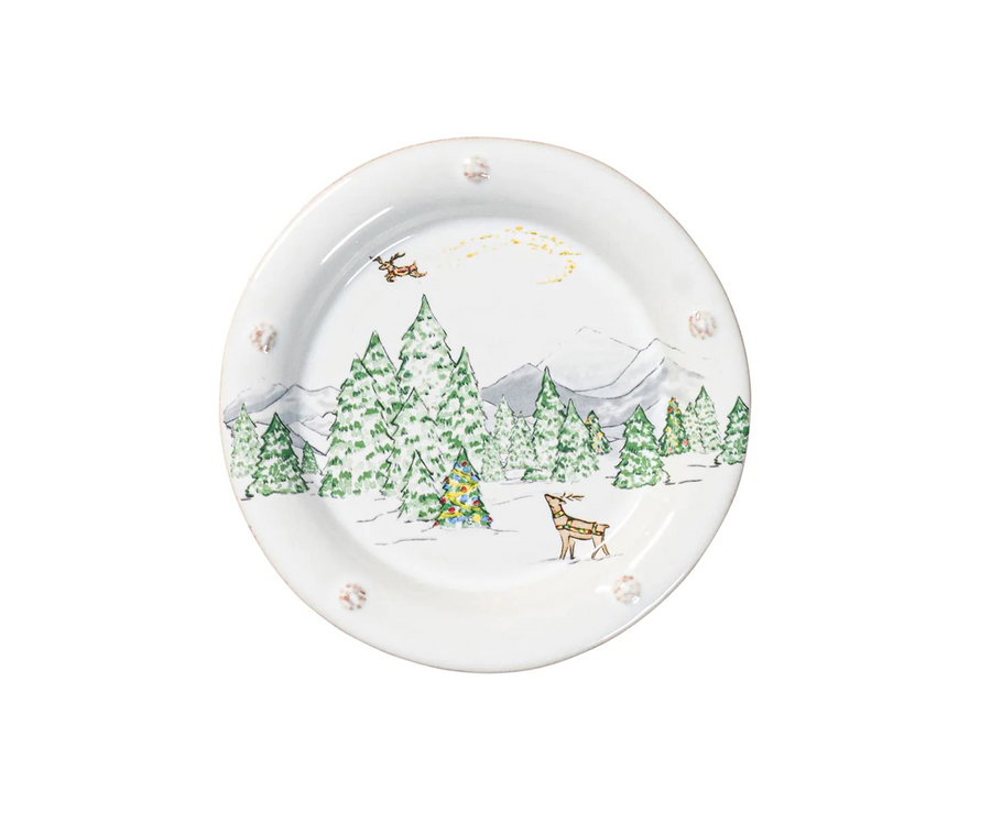 Berry & Thread North Pole Cocktail Plates Set/4 - JULISKA - Compralo en CorinneRegalos.com