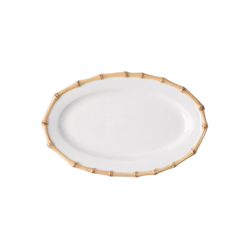 "CLASSIC BAMBOO NATURAL 16"" PLATTER BAMBOO PLATTER 16 IN" - JULISKA - Compralo en CorinneRegalos.com