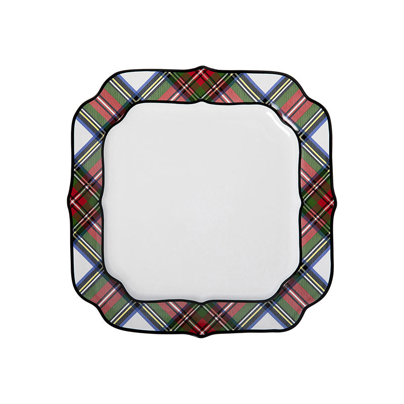 "Stewart Tartan 12"" Cookie Tray" - Disponible en Corinne Regalos