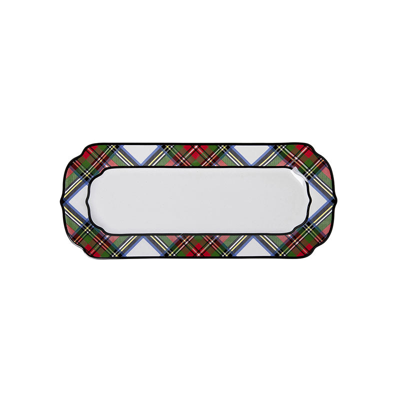 Stewart Tartan Hostess Tray - Disponible en Corinne Regalos