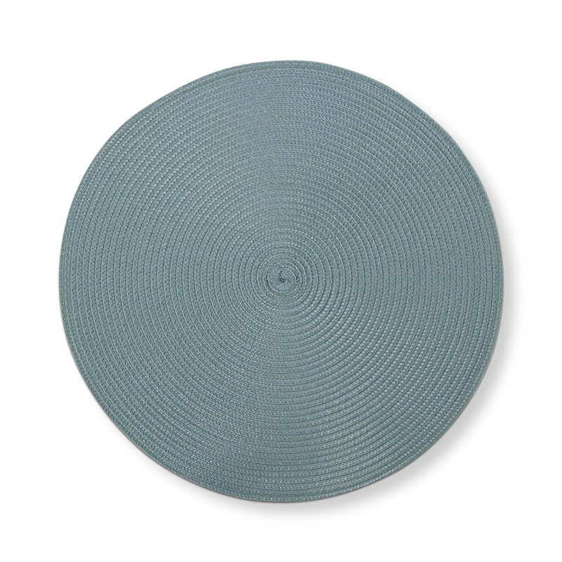 ROUND WOVEN PLACEMAT S/4 LT BLU - TAG - Compralo en CorinneRegalos.com