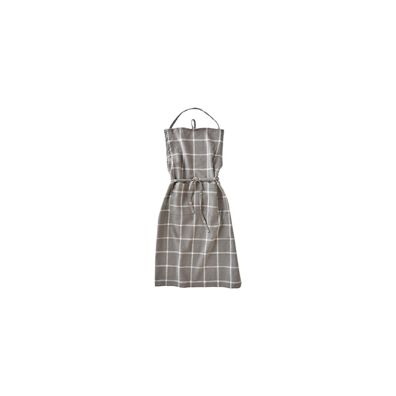 TAG CLASSIC CHECK SLUB APRON GRAY - TAG - Compralo en CorinneRegalos.com