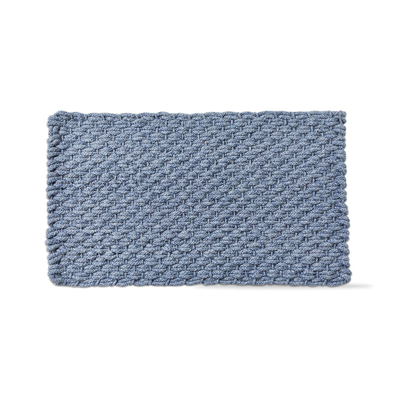 HANDWOVEN DOORMAT BLUE SOLID - TAG - Compralo en CorinneRegalos.com