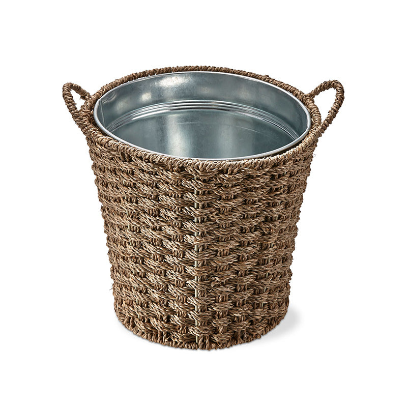 SEAGRASS BASKETWEAVE ICEBUCKET - TAG - Compralo en CorinneRegalos.com