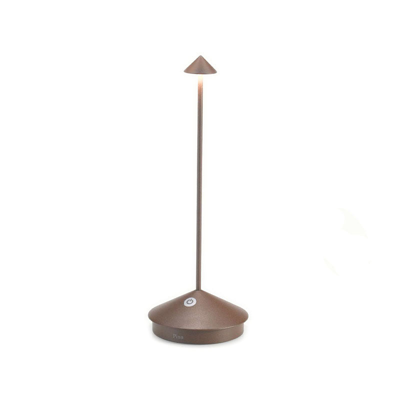 LÁMPARA PINA PRO COLOR BRONCE DE MESA LED REGULABLE DE ENCENDIDO - ZAFFERANO - Compralo en CorinneRegalos.com